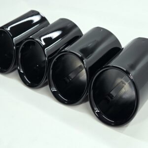 TAILPIPE 4 TRIM SET OEM FRESHLY PAINTED IN GLOSS BLACK BMW M2 F87 M3 F80 M4 F82 F83 7853892